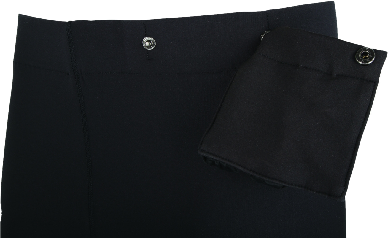 Die Thermo Underpants besitzen 2 Akkus und die Akkutasche ist abnehmbar und hat ein Verlängerungskabel.